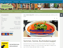 Tablet Screenshot of literaturbuffet.com